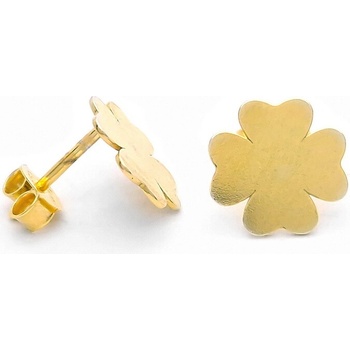 Šperk Holíč Žlté náušnice ďatelinky N53-1