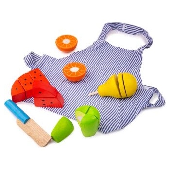 Bigjigs Toys Плодове за рязане Cutting Fruit Chefs Set (BJ648)