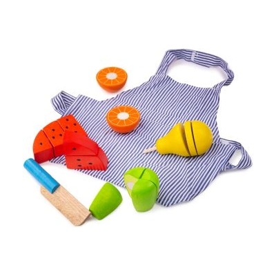 Bigjigs Toys Плодове за рязане Cutting Fruit Chefs Set (BJ648)