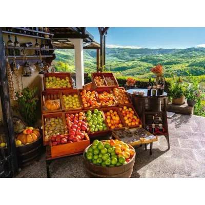Ravensburger - Puzzle Fruit and vegetable market, Croatia - 500 piese