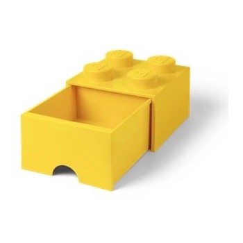 LEGO Кутия за съхранение с чекмеджета, LEGO "Brick", жълта 40051732 (40051732)