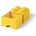 LEGO Кутия за съхранение с чекмеджета, LEGO "Brick", жълта 40051732 (40051732)
