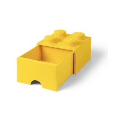 LEGO Кутия за съхранение с чекмеджета, LEGO "Brick", жълта 40051732 (40051732)