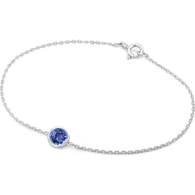 Eppi platinový s tanzanitem Misha BR41329