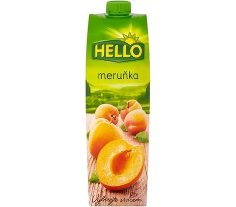 Hello meruňka 1 l