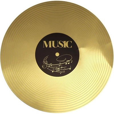 Santex Podložka pod tanier Zlatá platňa papier 34cm 6ks
