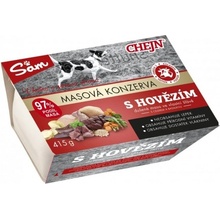 Chejn Sam Adult Dog hovězí 415 g