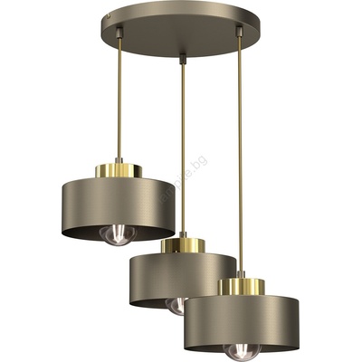 Luminex Пендел MARTI 3xE27/15W/230V месинг/златист (LU9927)