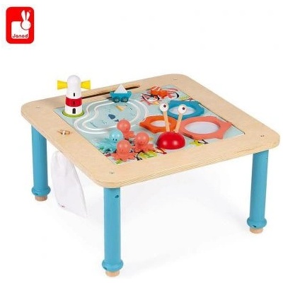 Janod - Регулируема дървена маса с активности (J08041)