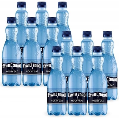 Żywiec Zdrój Silne perlivá 12 x 0,5 l