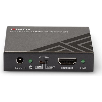 Lindy Аудио вграждащо устройство HDMI 18G, Lindy 38203 (38203)