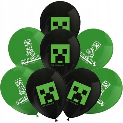 Procos Balónky latexové Minecraft 28 cm