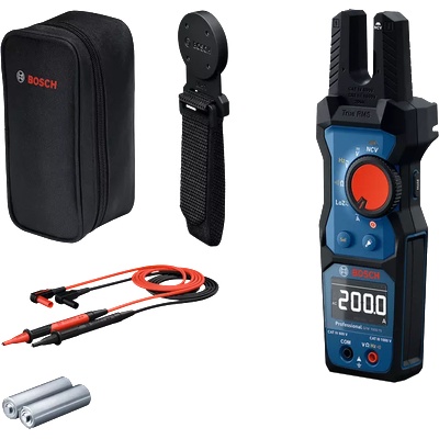 Bosch Електроизмервателен уред Bosch GFM 1000-15, 1000 V, 200 A, със стойка MH 1 и калъф (0601077401)