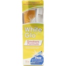 White Glo Smokers zubná pasta pre fajčiarov 150 g + kefka na zuby a medzizubné kefky