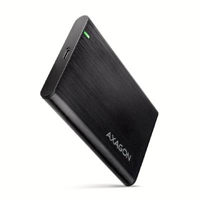 AXAGON EE25-A6C, USB-C 3.2 Gen 1 - SATA 6G 2.5" kovový RAW box, bezšroubkový - EE25-A6C