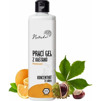 NATASHA Prací gél z gaštanov Pomaranč koncentrát 500 ml