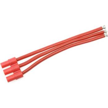 Revtec Позлатен конектор 3.5mm 3-пинов женски с кабел 14AWG 10cm