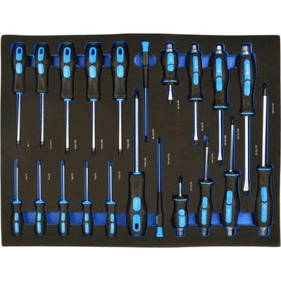 GEKO G10833D Sada skrutkovačov 21ks - Penová vložka