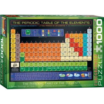 Image 1 of EUROGRAPHICS - Puzzle Periodic table - 1 000 piese