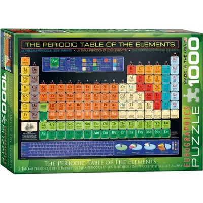 EUROGRAPHICS - Puzzle Periodic table - 1 000 piese