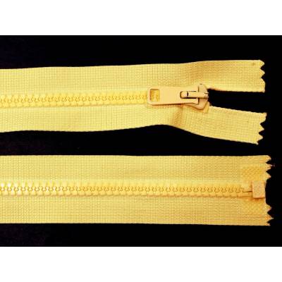 Kostěný zip no.5 rozepínací 65cm bundový color: 510 žlutá