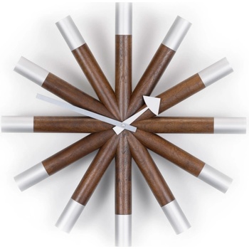 Vitra Wheel Clock walnut