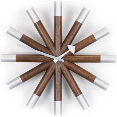 Vitra Wheel Clock walnut