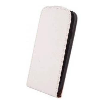 Pouzdro SLIGO Elegance SAMSUNG G530 Galaxy Grand Prime bílé