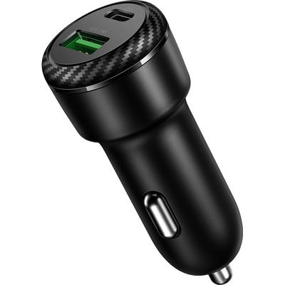 Зарядно устройство за автомобил Xmart - USB QC3.0 и Type-C PD (8707)