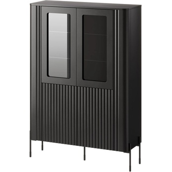 Cama meble Витрина Cama VERA 110x40x160 черен мат (471010)