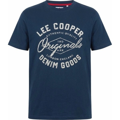 Lee Cooper pánské tričko Diamond VINTAGE BLUE