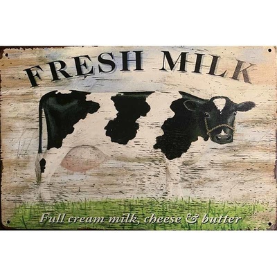 Ceduľa Fresh Milk