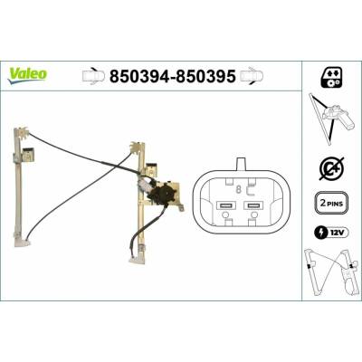 Mechanizmus zdvíhania okna VALEO 850394