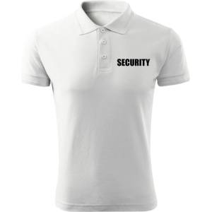 DRAGOWA Поло риза security, Бял (21484)