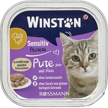 Winston Cat Sensitive krůtí s rýží 100 g