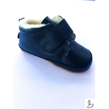 Melton/mikk line boty move by melton prewalker velcro w.Toecap navy tmavěmodrá s vlnou