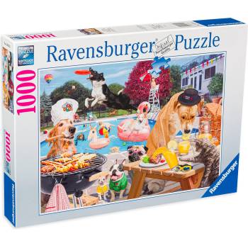 Ravensburger Пъзел Ravensburger от 1000 части - Летни дни за кучетата (16810)