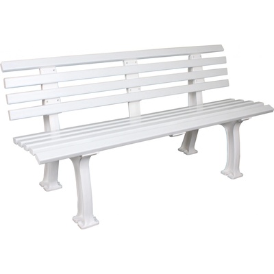 Merco Freiburg tenisová lavička biela 200 cm