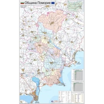 Mapmedia Карта на община Поморие