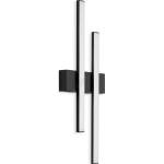 TELEFUNKEN - LED външно стенно осветително тяло 2xLED/4W/230V IP44 черно (BL2125)