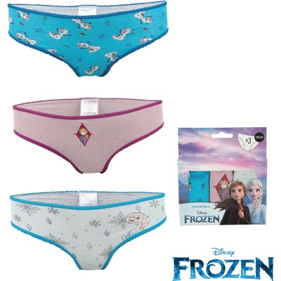 Frozen 3pack dievčenské nohavičky (38019) viacfarebné