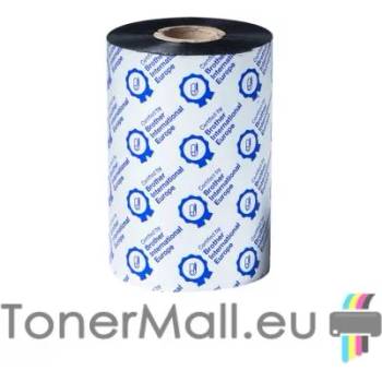 Image 1 of Brother Standard Wax Thermal Transfer Black Ink Ribbon Brother BWS-1D450-110, 110mm x 450m