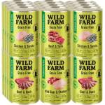 WILD FARM Premium Grain Free Mix с различни вкусове 24x400 г - беззърнена храна за котки
