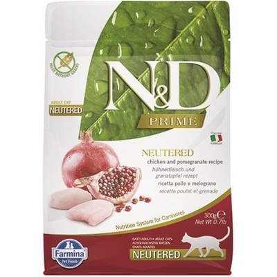 Farmina N&D cat PRIME Neutered chicken&pomegranate 10 kg