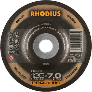 Rhodius Brusný kotouč 150 x 7 mm RS38 205714