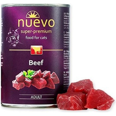 NUEVO Cat Adult Hovězí 400 g