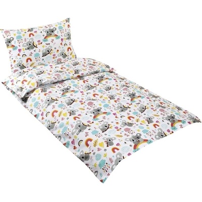 Bellatex A90/013 povlečení Agáta šedá 90 x 135 cm 45 x 60 cm