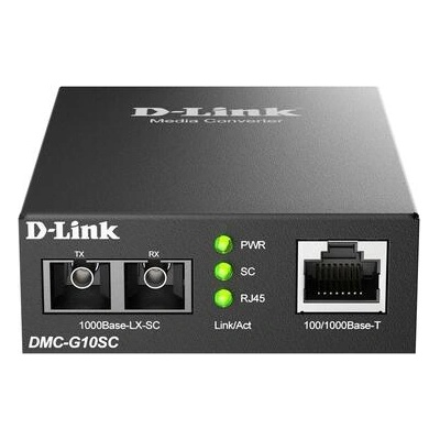 D-Link Медиа конвертор D-link DMC-G10SC/E, 100/1000Base-T to 1000Base-LX SC Single-Mode (10 km) (D-LINK-DMC-G10SC)
