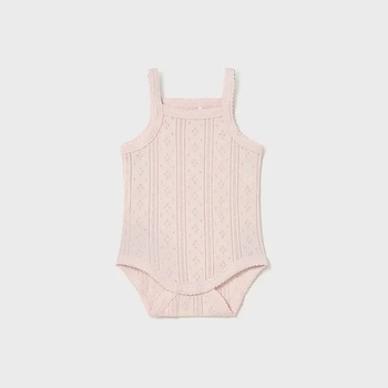 Mayoral Боди без ръкав бебешко розово цвят за новородено момиче Mayoral