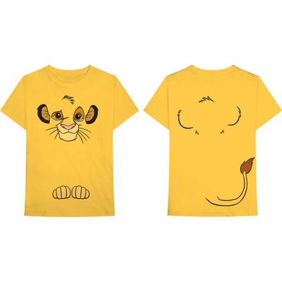 Disney tričko Lion King Simba žltá